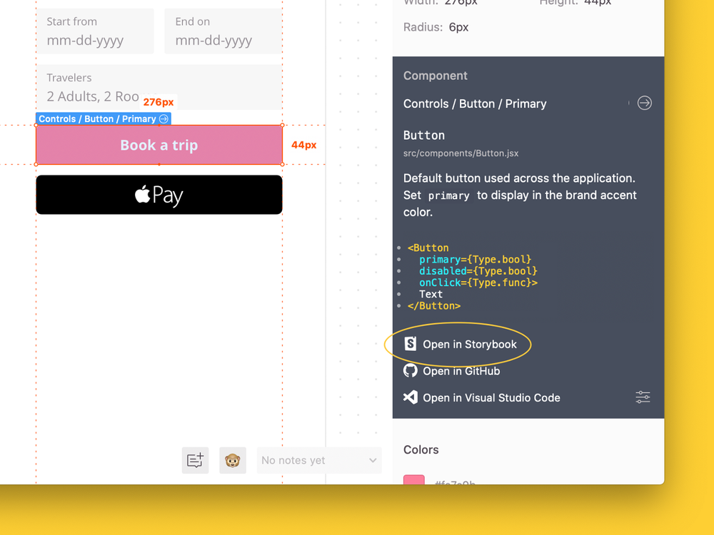 Storybook for design
